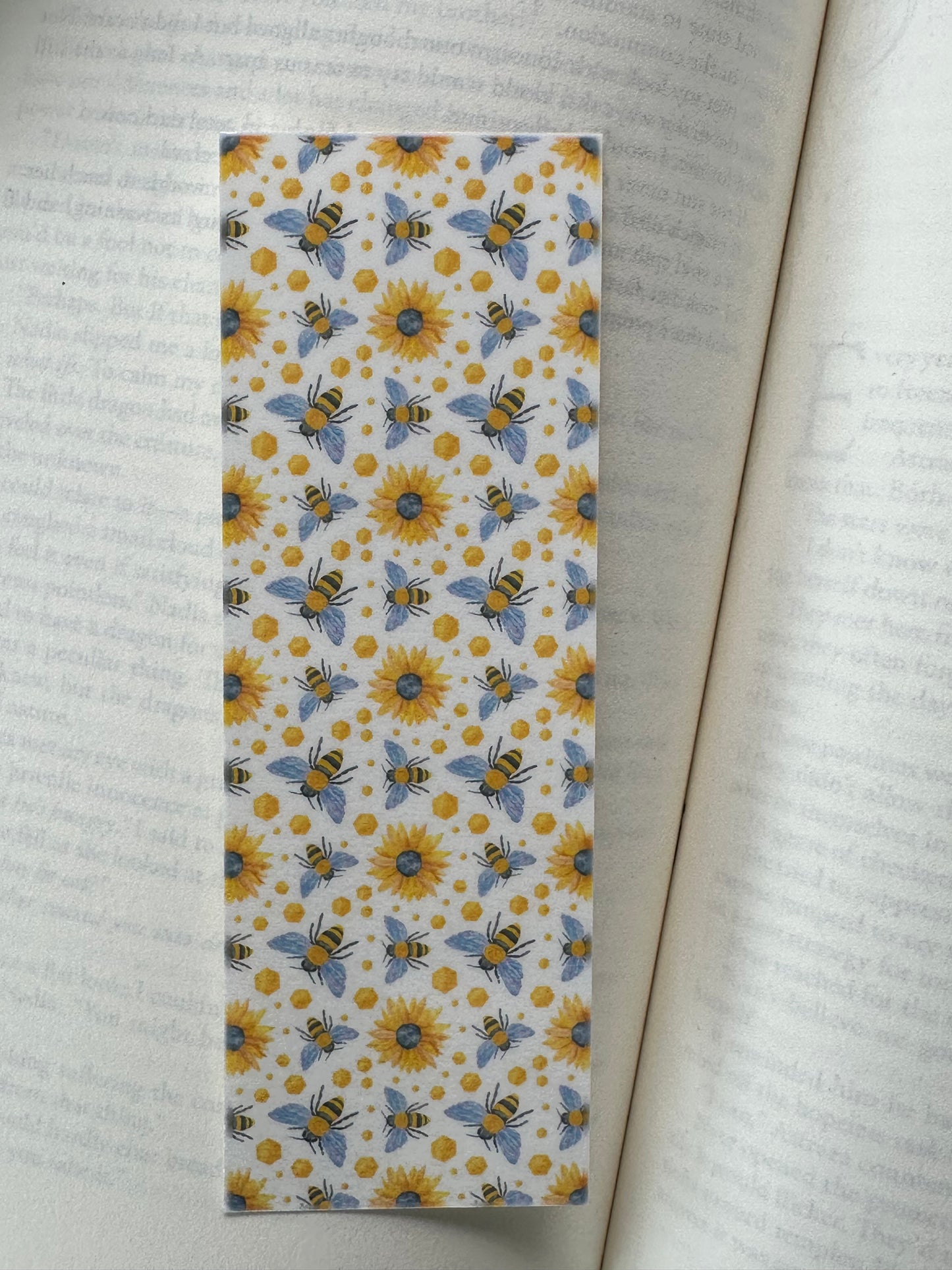 Bumble Bee & Flowers - Bookmark