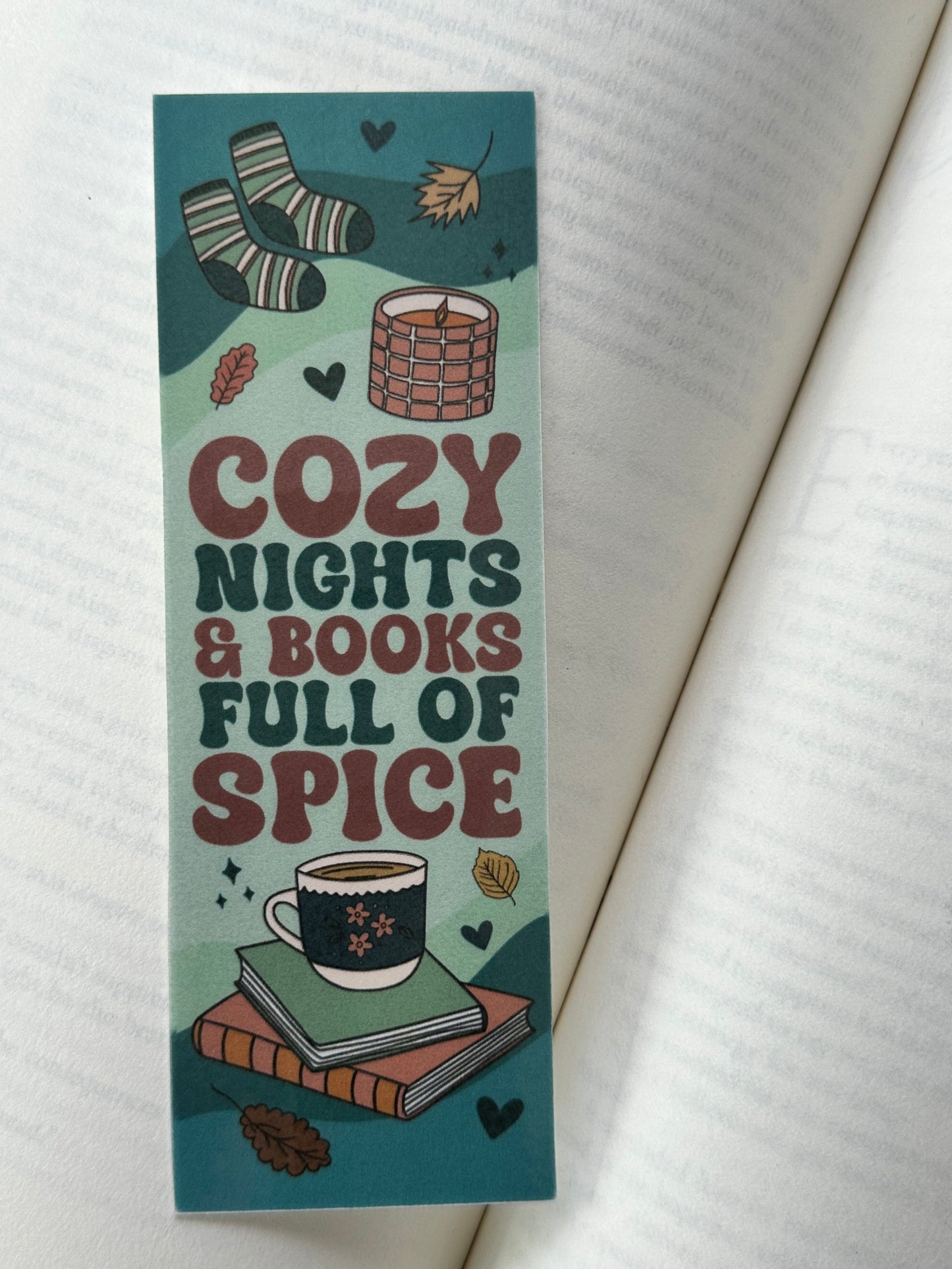 Spicy Fall Bookmark Bundle - 4 Pack