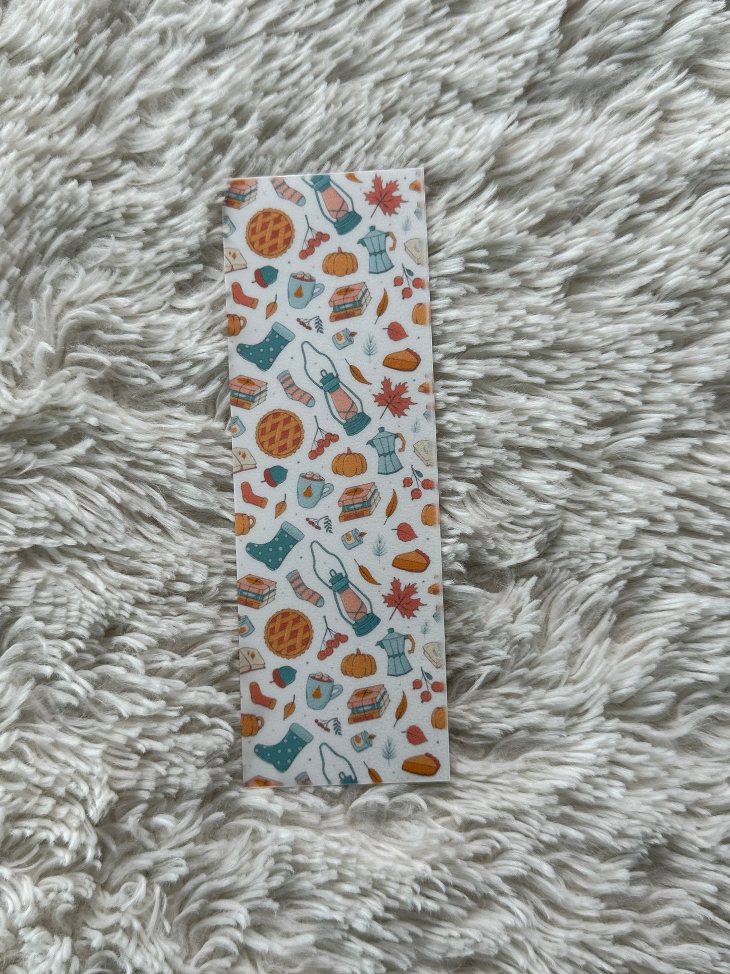 Cozy Fall - Bookmark
