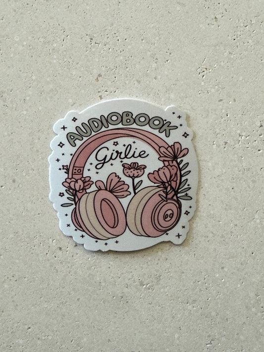 Audiobook Girlie - Sticker
