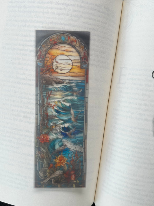 Stained Glass Style Landscape - Bookmark (30)
