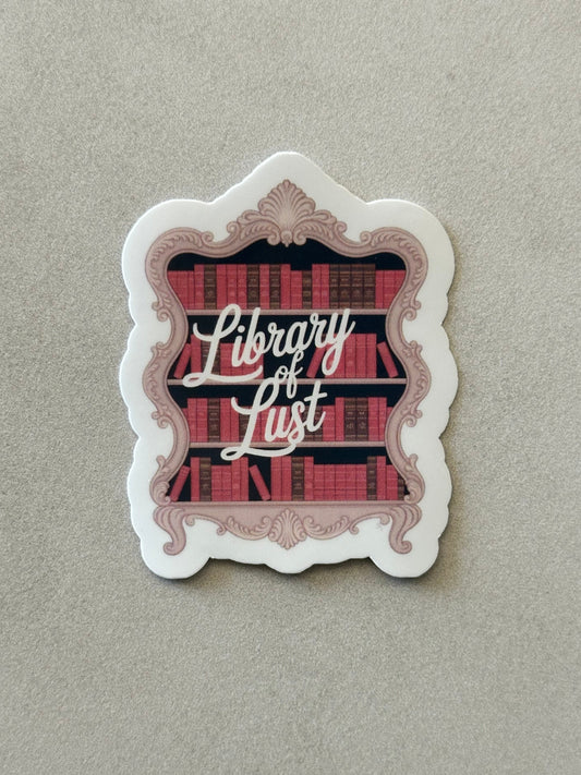 Library Of Lust - Sticker