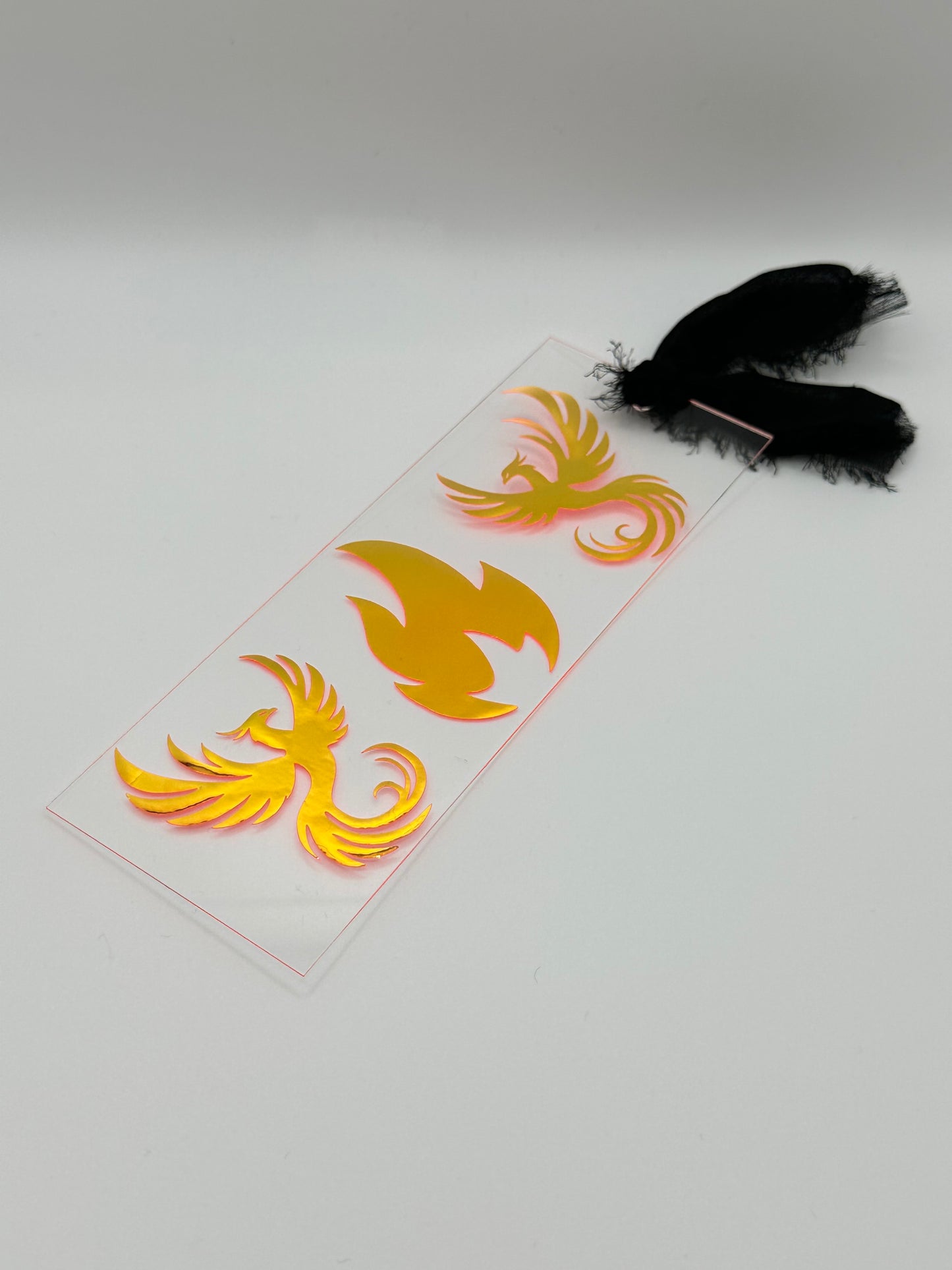 Flaming Phoenixes - Acrylic Bookmark