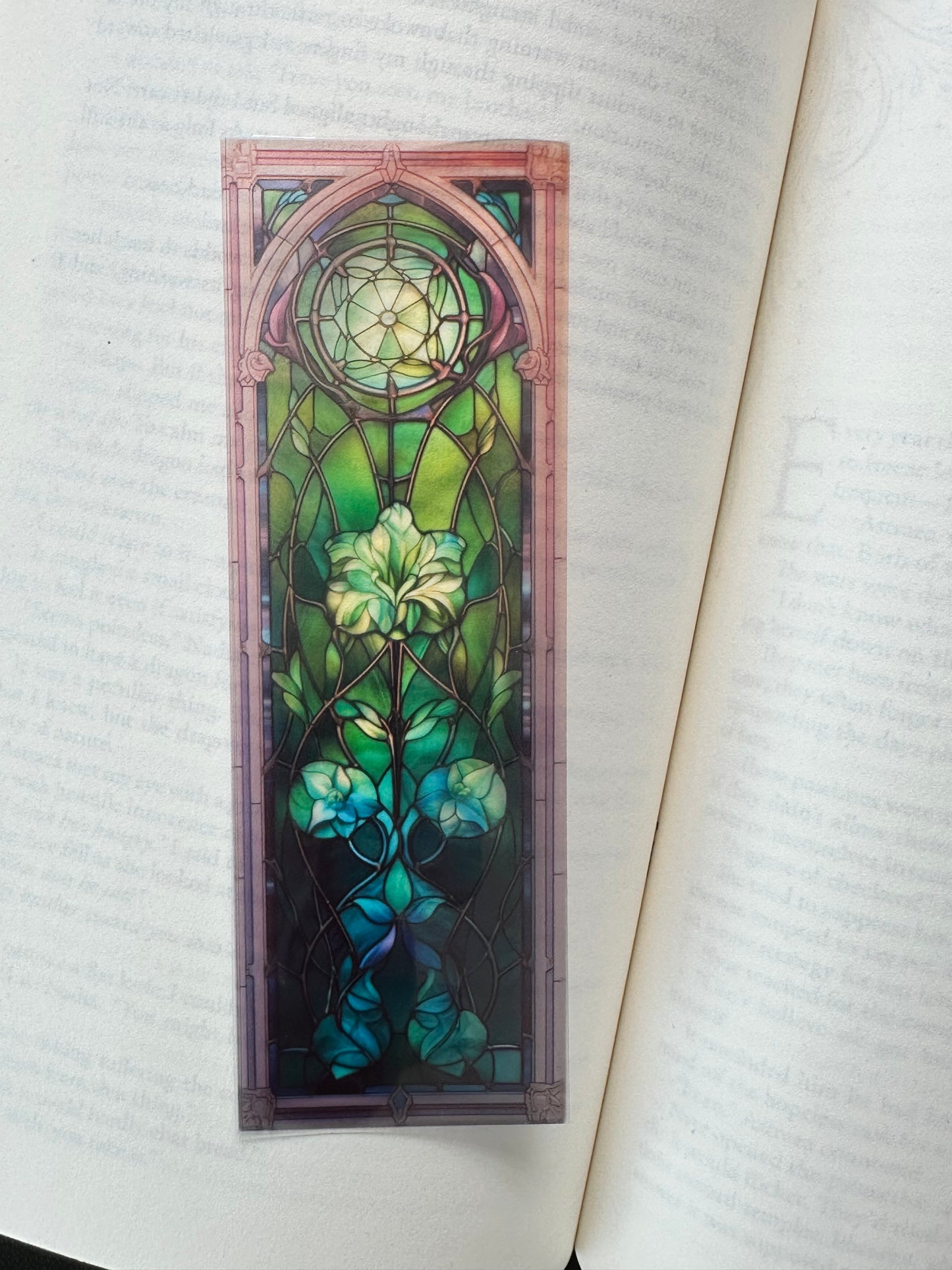 Stained Glass Style Window - Bookmark (3)