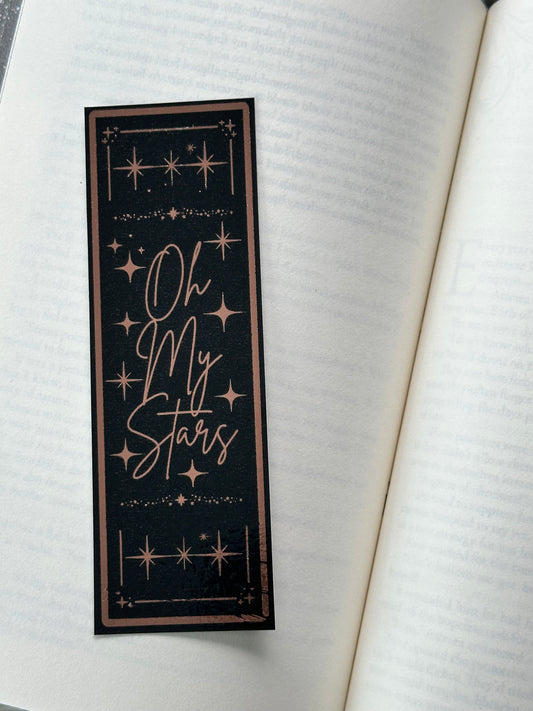 Oh My Stars - Foil Bookmark - (Rose Gold)