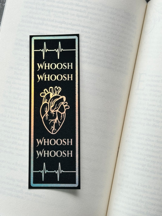 Whoosh Whoosh - Foil Bookmark - (Silver Holographic)