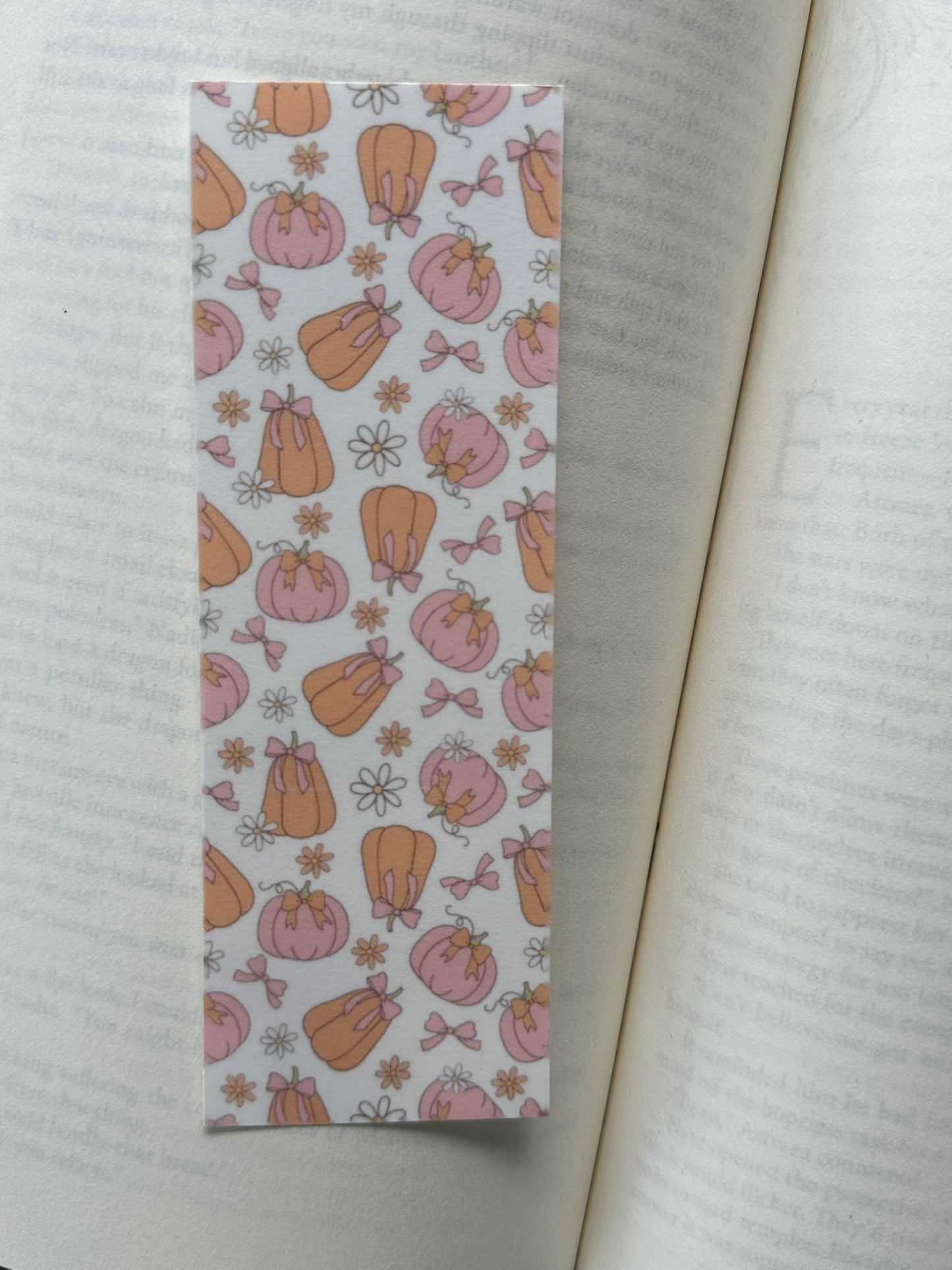 Pink Pumpkins - Bookmark