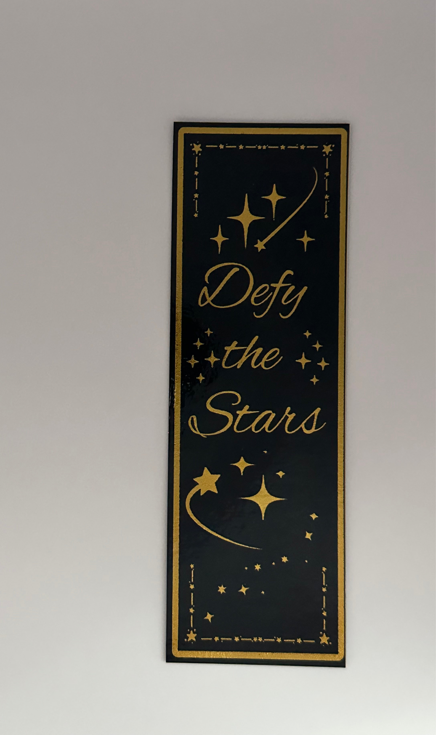 Defy The Stars - Foil Bookmark (Gold)