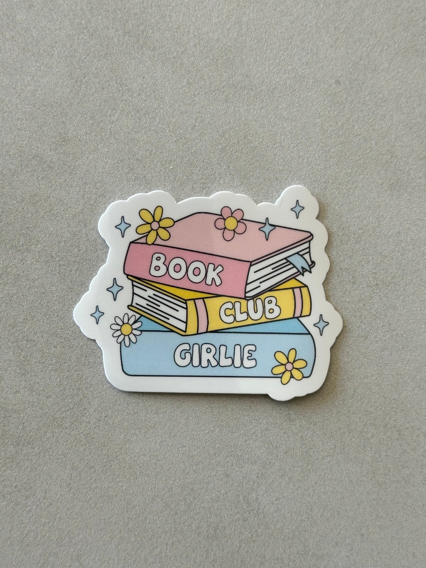 Book Club Girlie - Sticker