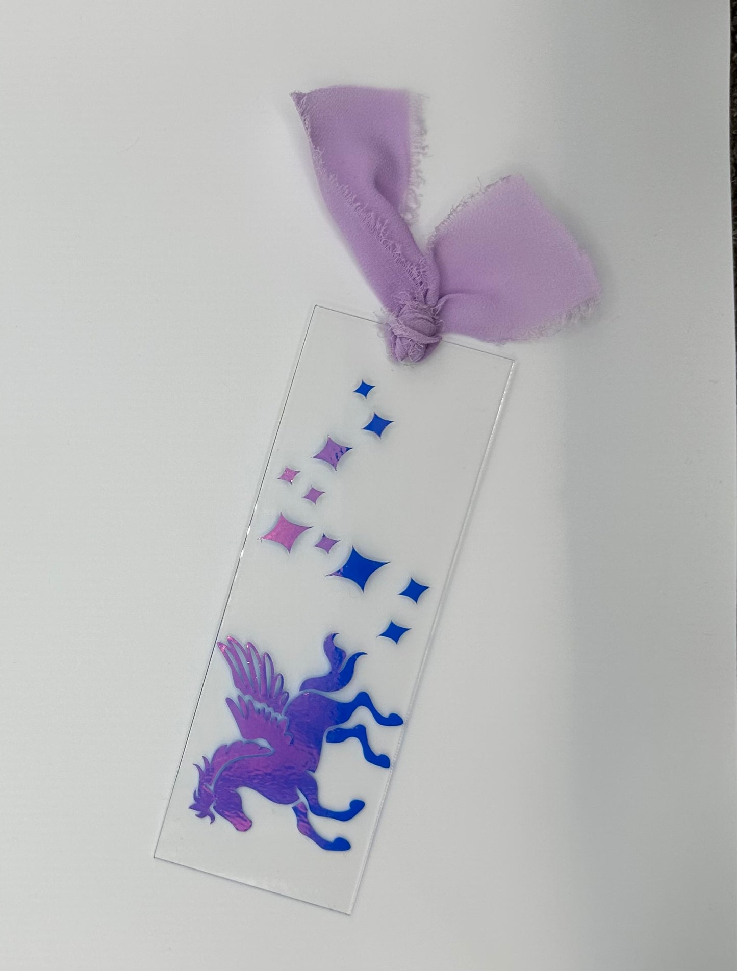 Shimmering Pegasus - Acrylic Bookmark