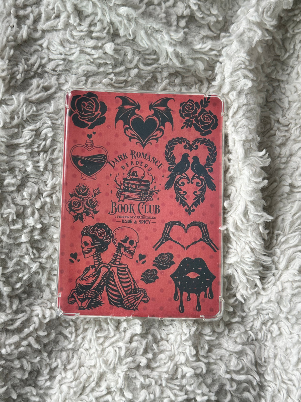 Dark Romance Readers Book Club - E-Reader Case Insert - Kindle Paper White 12th Gen 5” x 7”