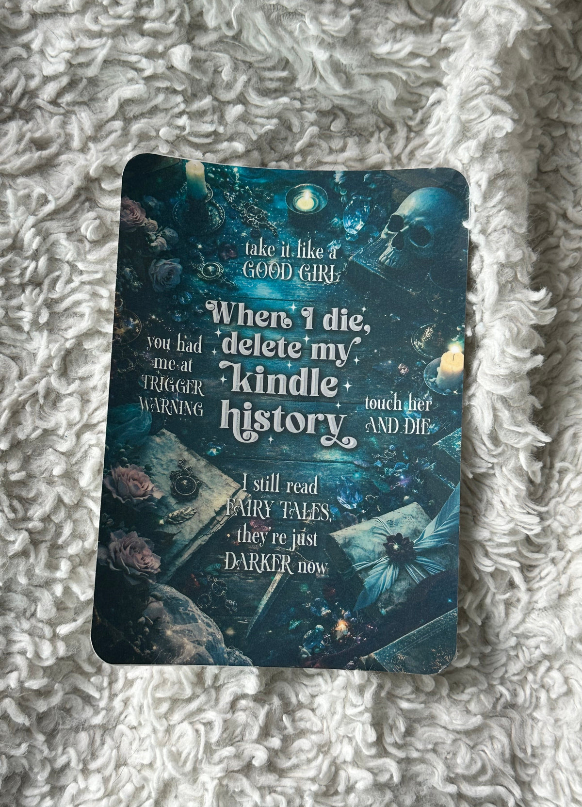 Dark Fairy Tales - E-Reader Case Insert - Kindle Paper White 12th Gen 5” x 7”